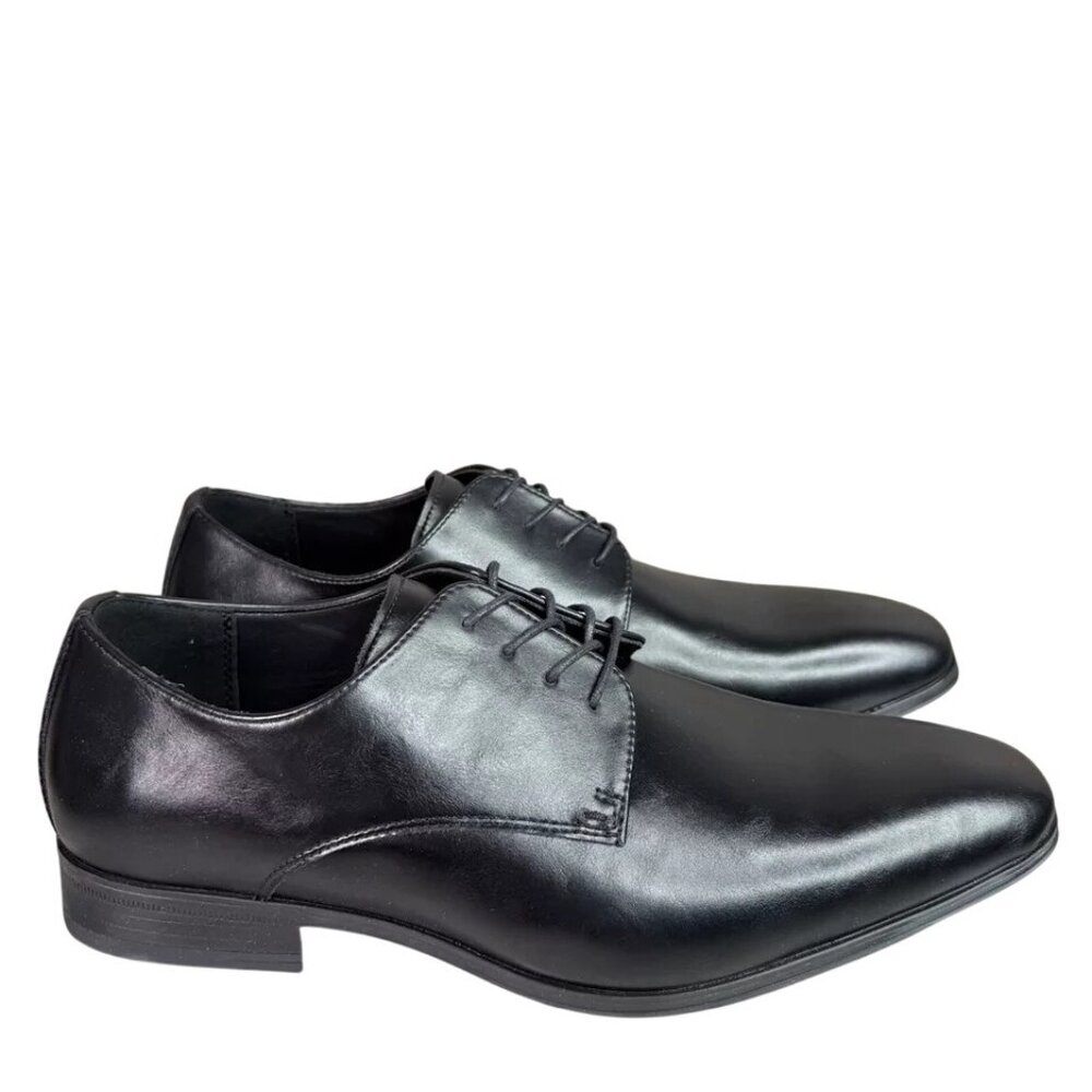 Perry Ellis Men's 9 Leather Dress Shoes Lace-up Oxford Smooth Buffed Business